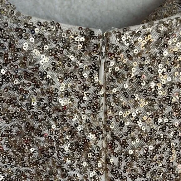 Raga Jumpsuit Womens XS Gold‎ Sequin Spaghetti Strap - Picture 13 of 14